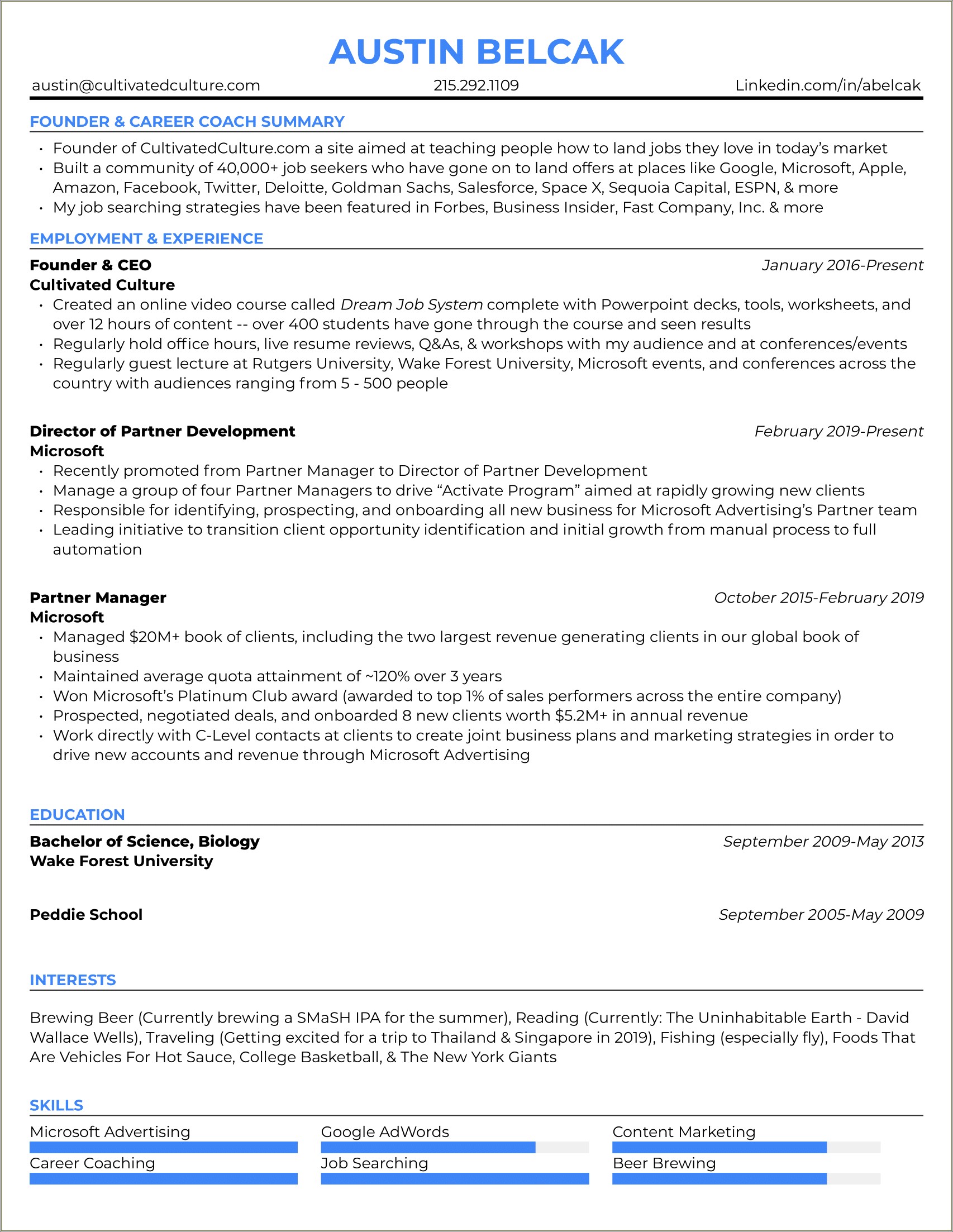 White Font On Resumes For Key Words
