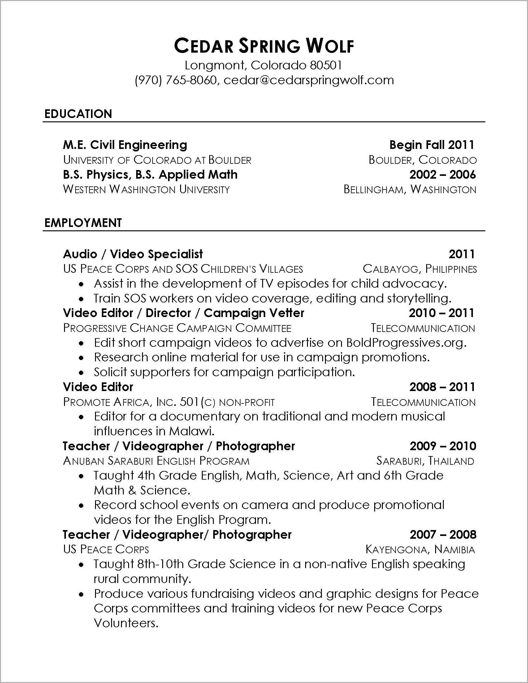 Who To Put In A Resume Reference Page