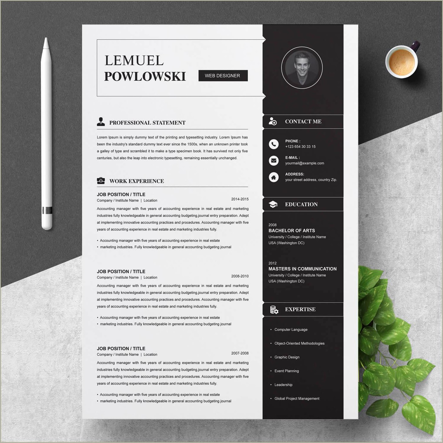 Word Resume Template Delete Extra Page