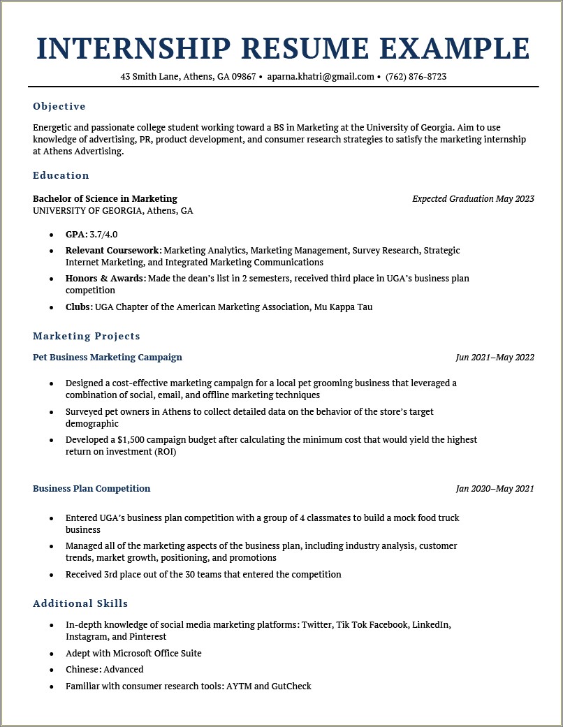 Wordpress Site Free Resume Template For College Students