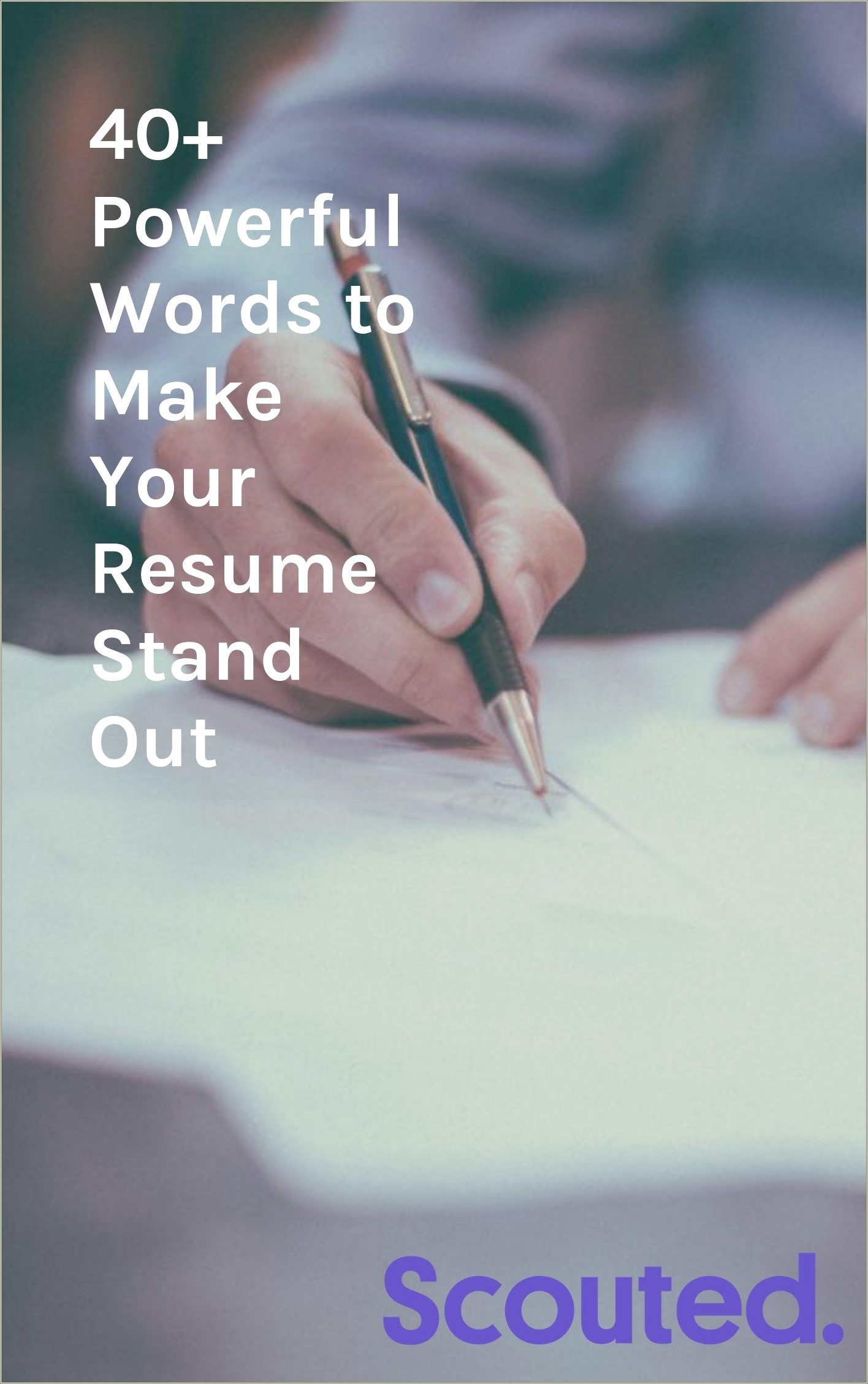 Words To Make Resume Stand Out