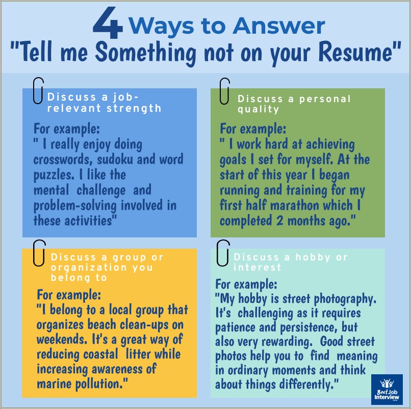 Words To Say About Yourself On A Resume