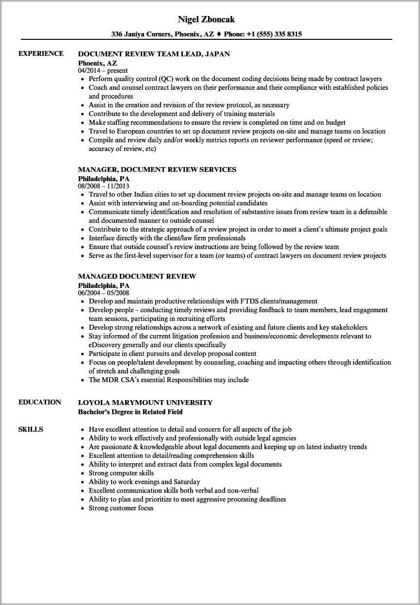 Work For A Resume Critique Service