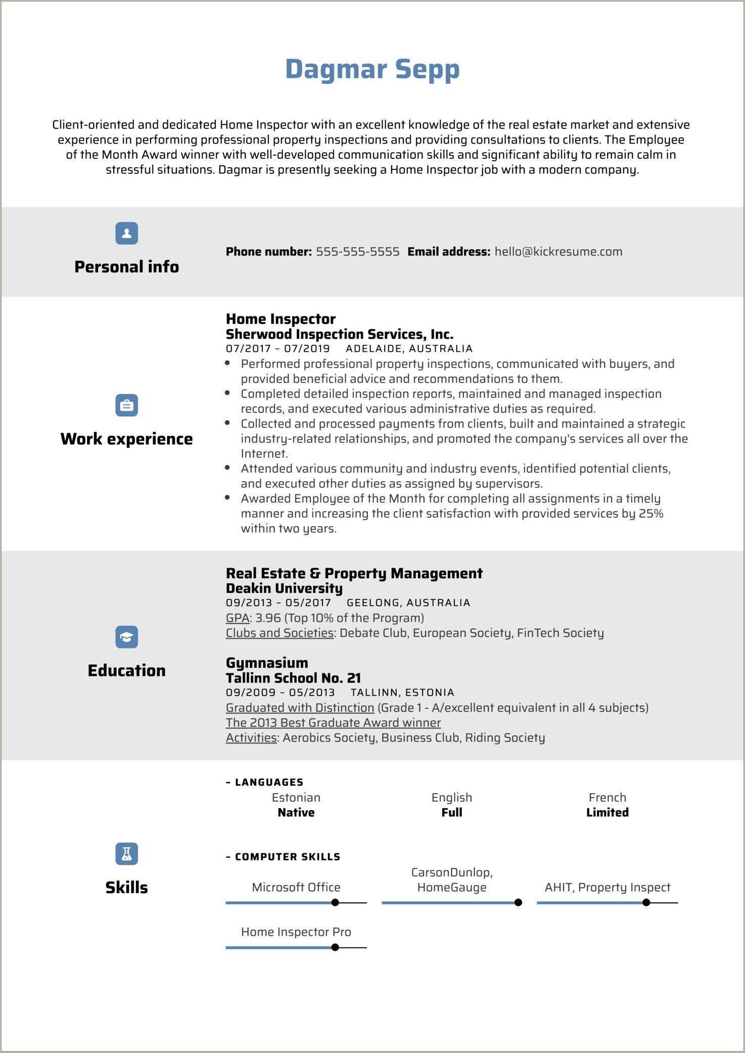 Working In Stressful Situations Skill For Resume