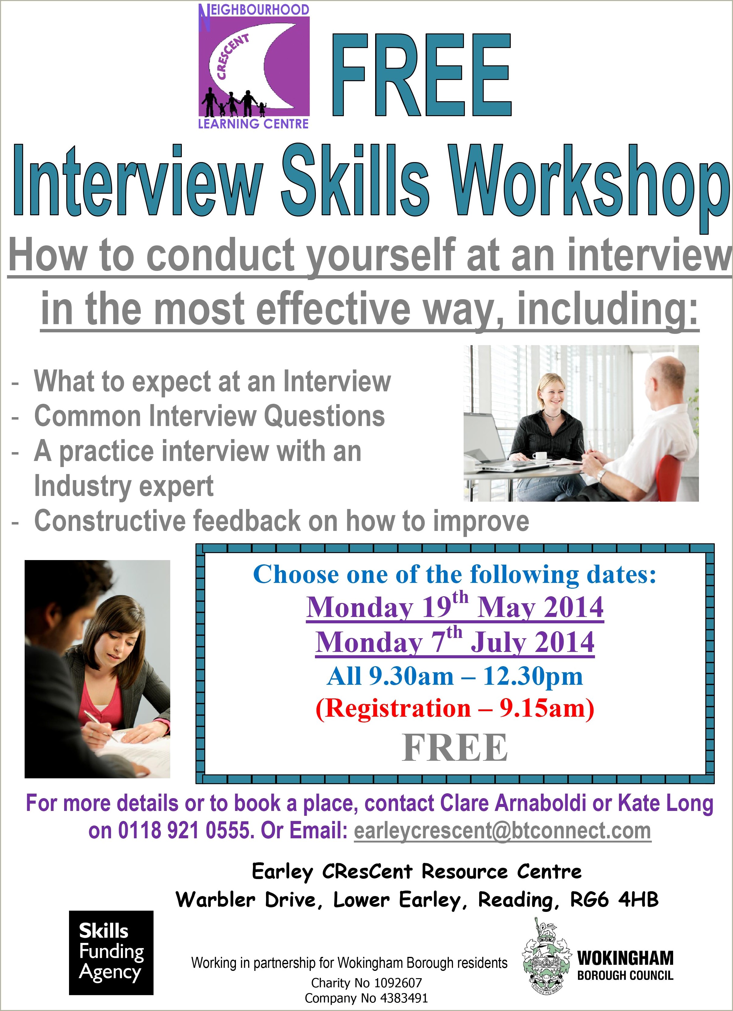 Workshop Such As Resume Writing And Interview Skills
