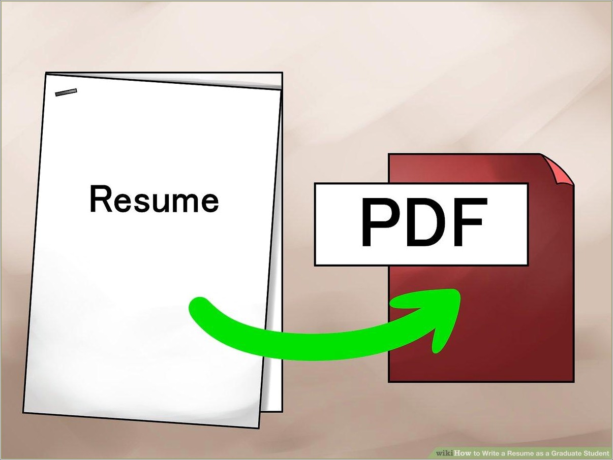 Writing A Resume After Graduate School