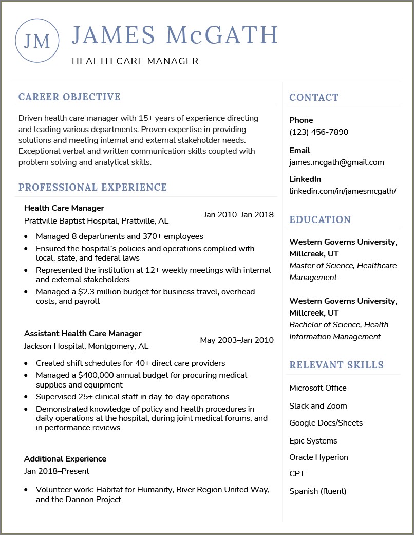 Writing A Resume For Older Worker