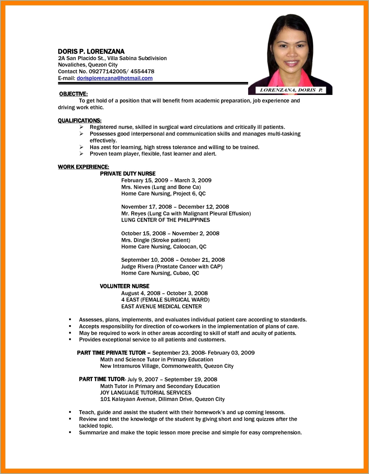 Writing A Resume With No Career Objective