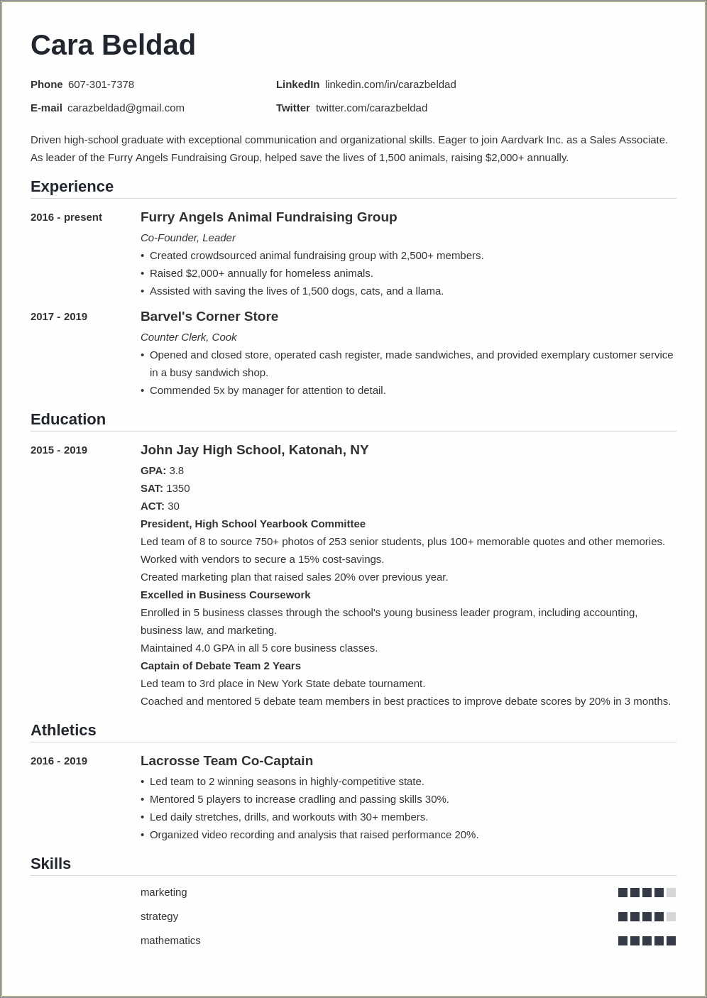 Writing A Solid Objective For A Graduate Resume