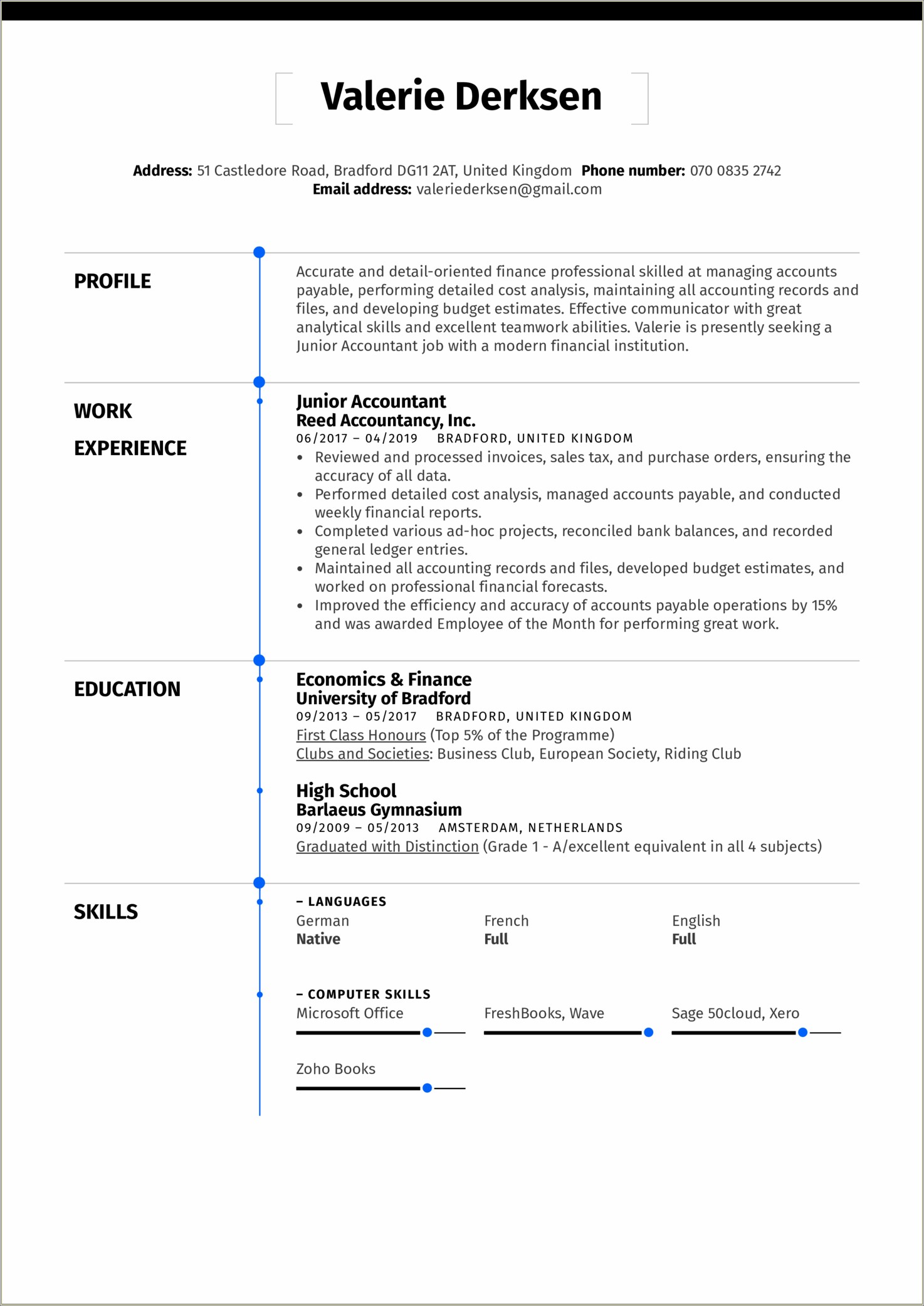 Writing An Objective For An Accounting Resume