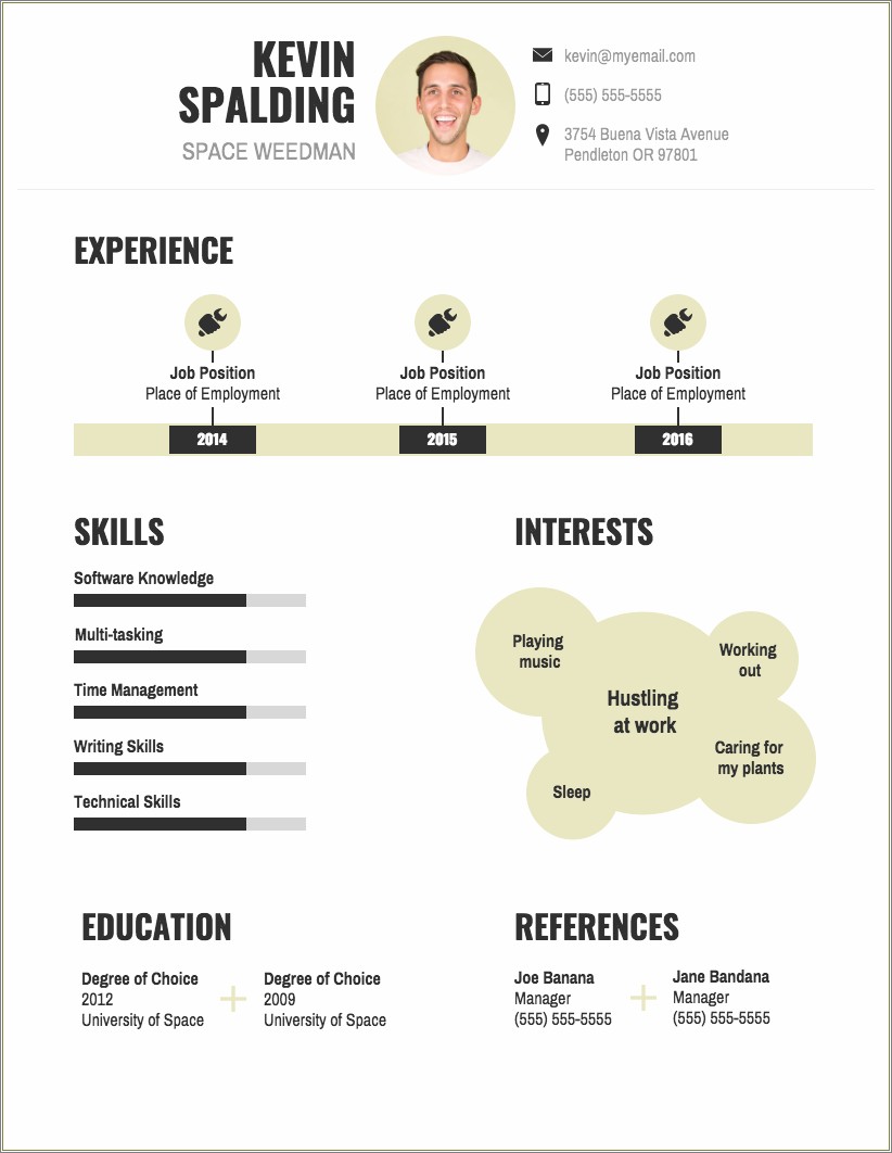 Years Of Experience Infographic 2019 Resume Healthcare