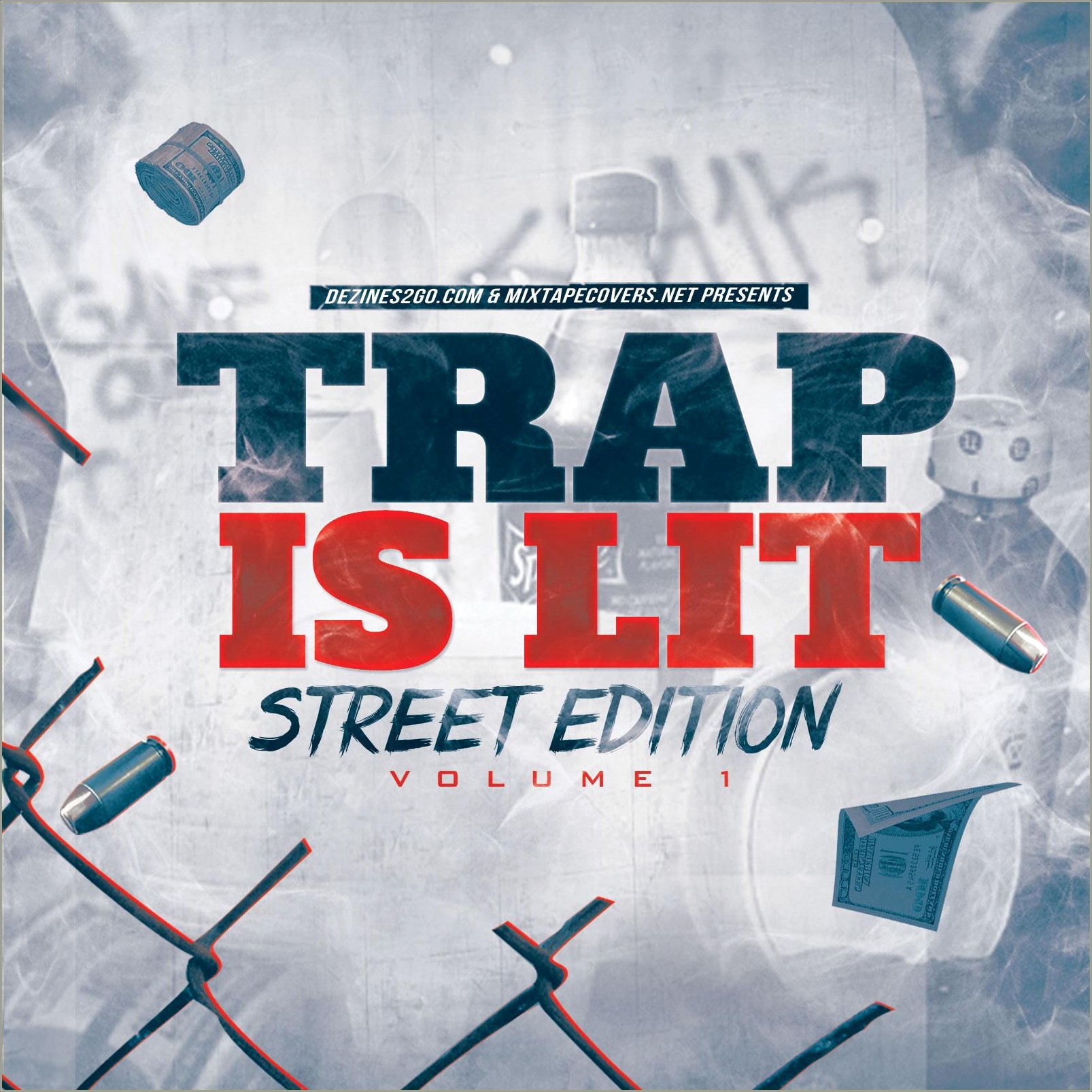 2 Free Trap Beats & Mixtape Template Psd Download