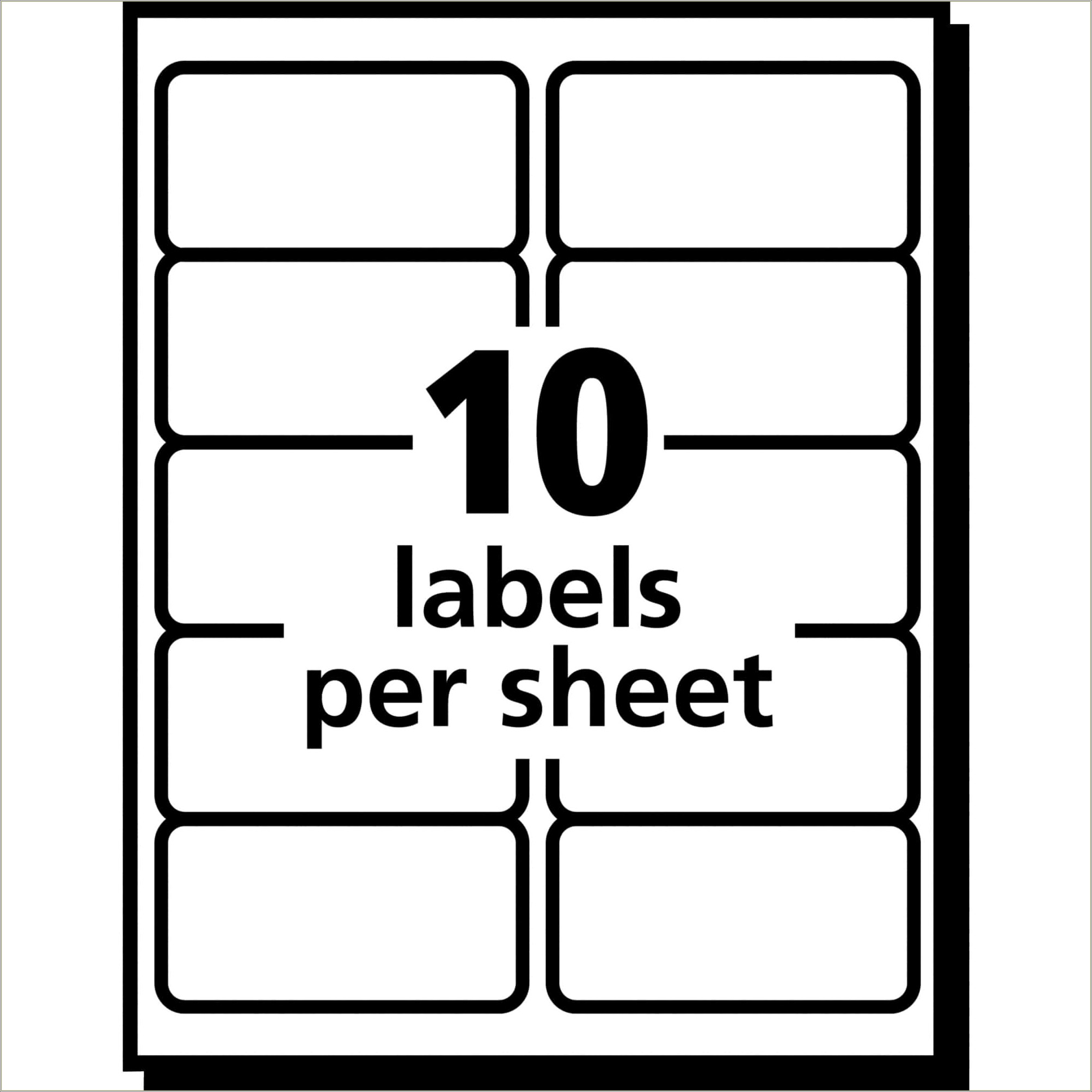 2 X 4 Label Template Excel Free Download