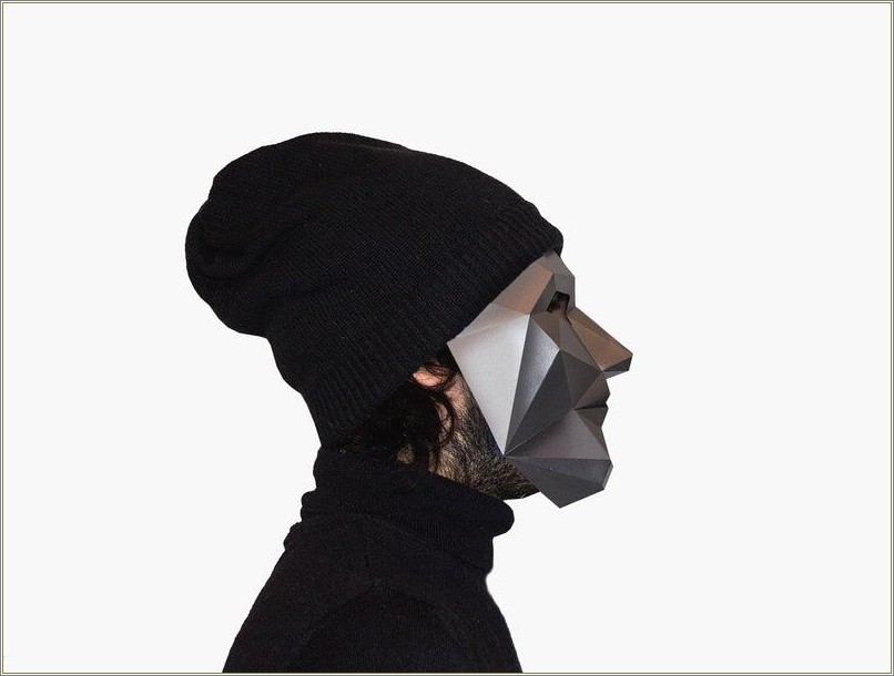 3d Paper Human Mask Template Free Printable