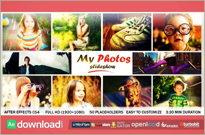 50 Photo Slideshow After Effects Template Free Download