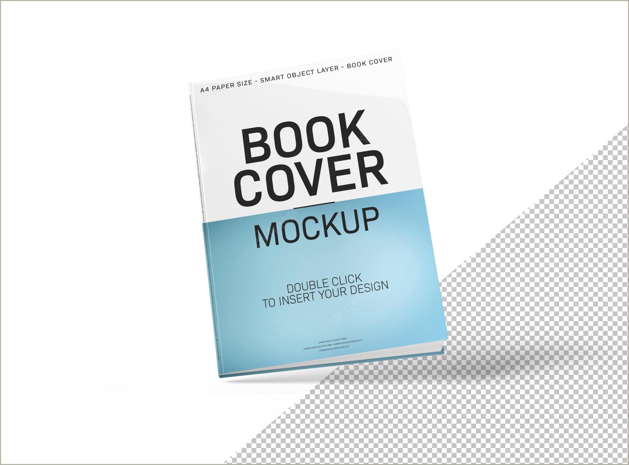 A4 Book Cover Template Psd Free Download