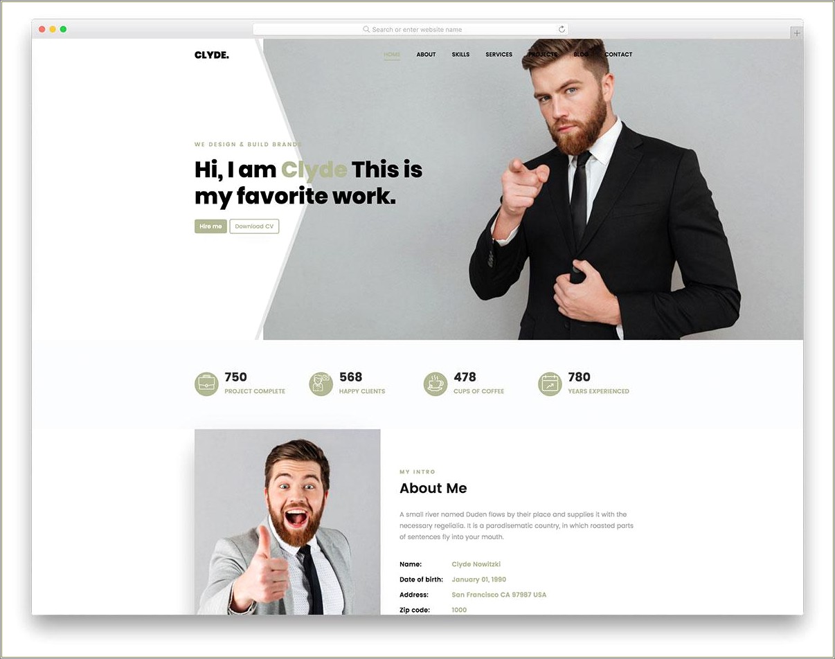 About Us Page Template Html5 Free Download