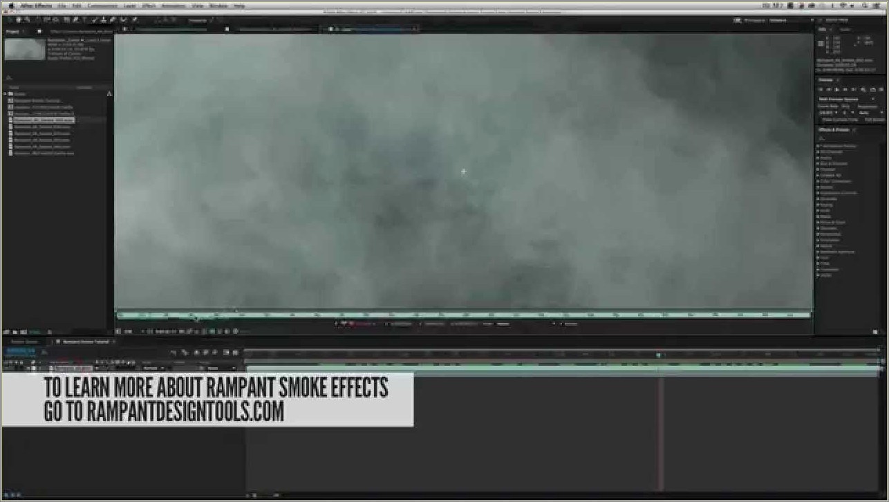 Adobe After Effects Smoke Free Download Template