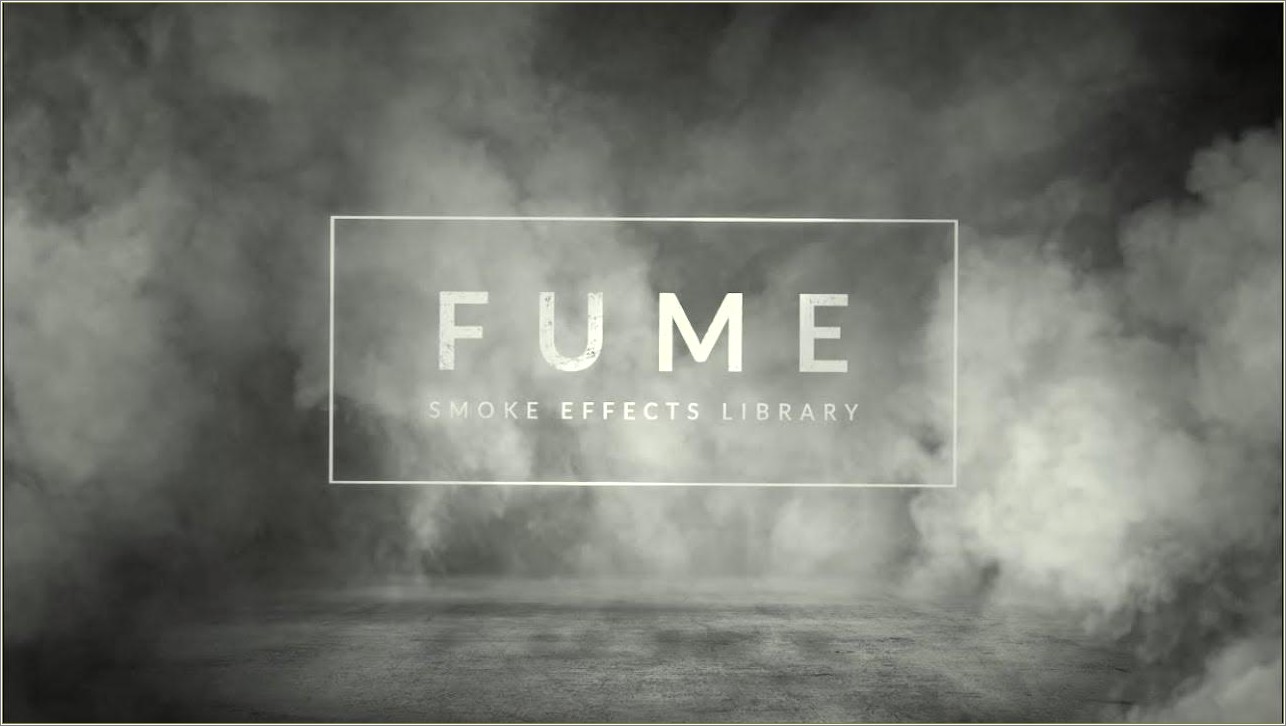 Adobe After Effects Smoke Text Templates Free Download