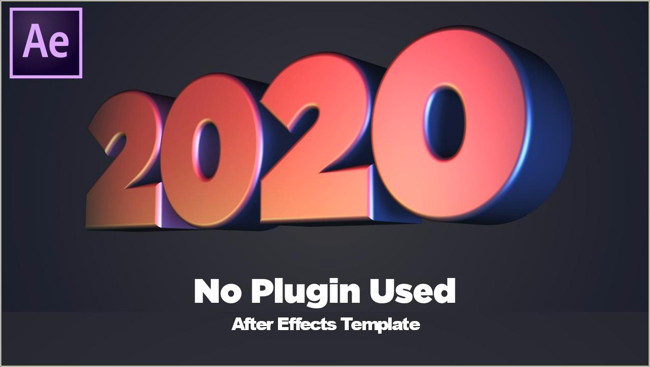 After Effects Intro Free Template No Plugins Needed