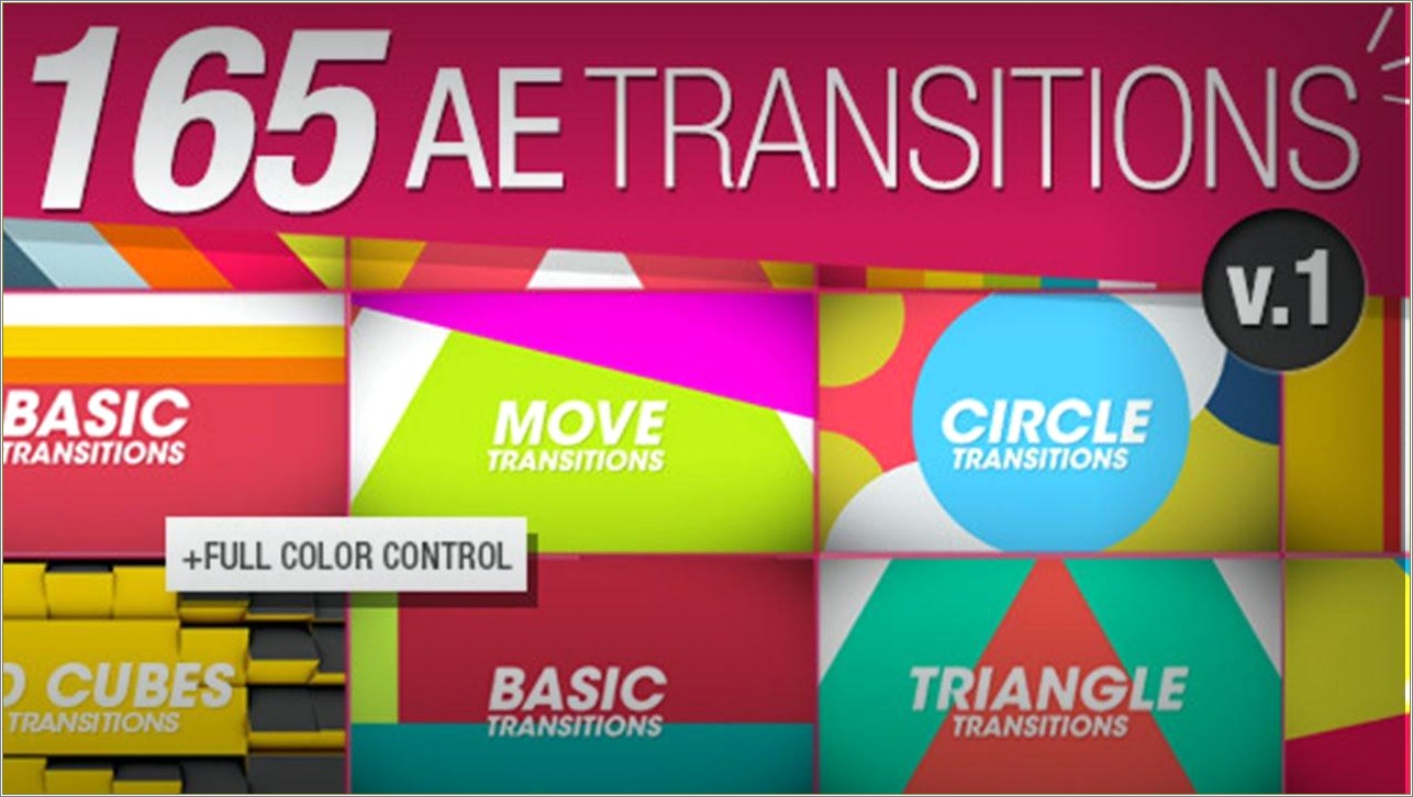 After Effects Photo Transition Templates Free Download