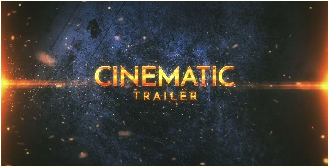 After Effects Template Cinematic Opener Free Download