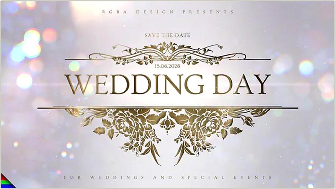After Effects Template Classy Wedding Pack Free Download