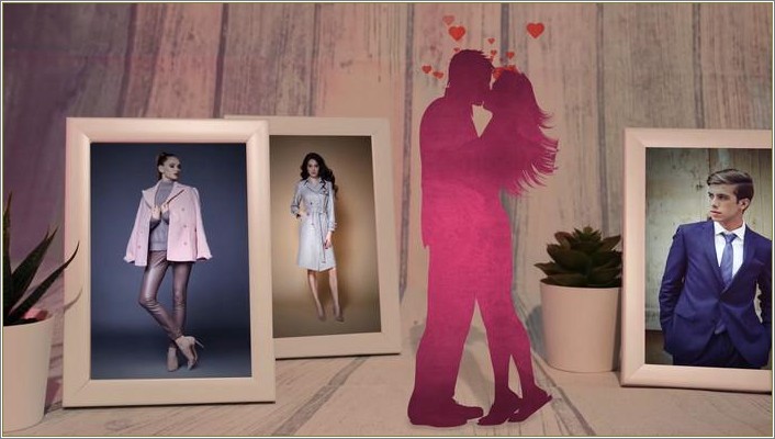 After Effects Template Free Download Romantic Photo Frames