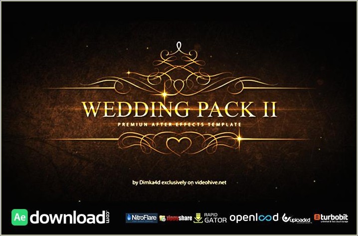 After Effects Template Free Download Wedding Pack Iii