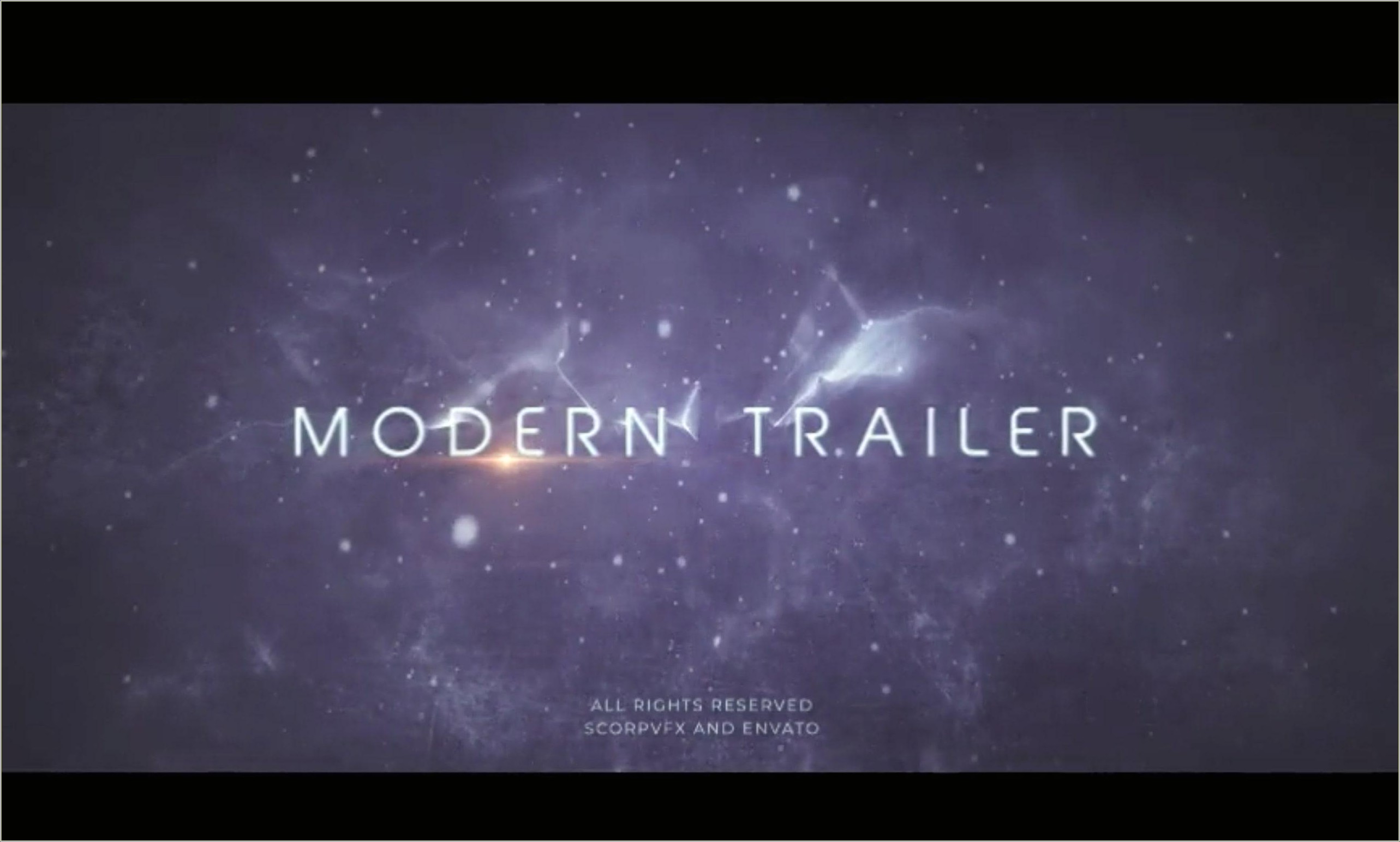 Aggressive Trailer Titles After Effects Template Free Download