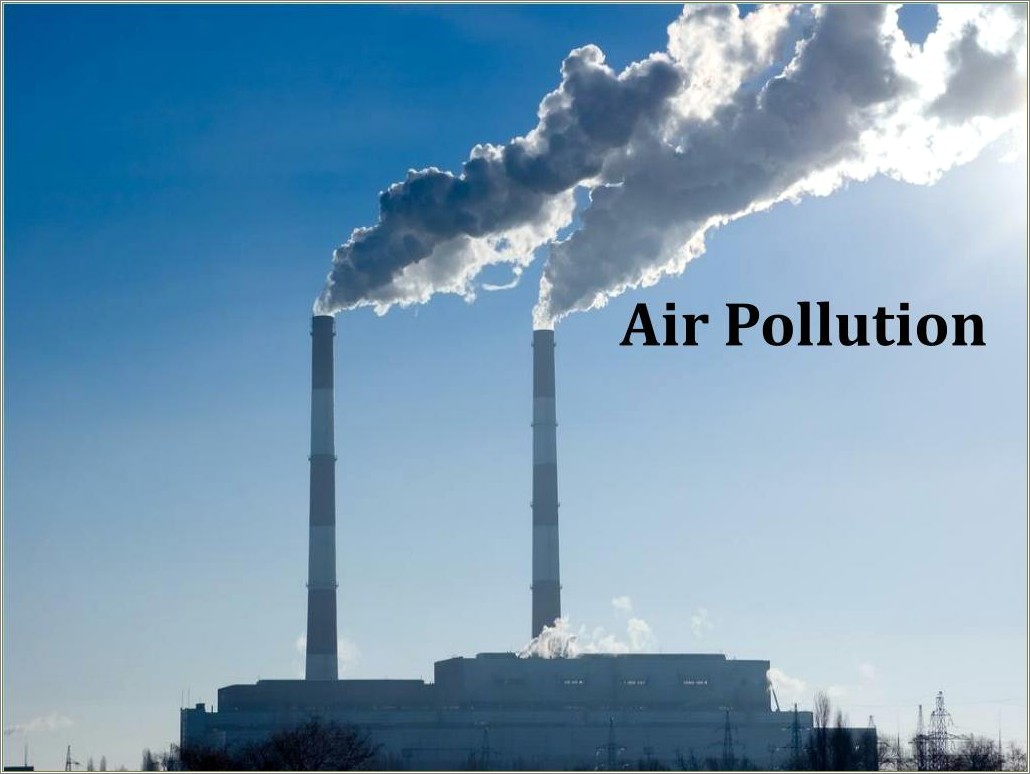 Air Pollution Powerpoint Presentation Template Free Download