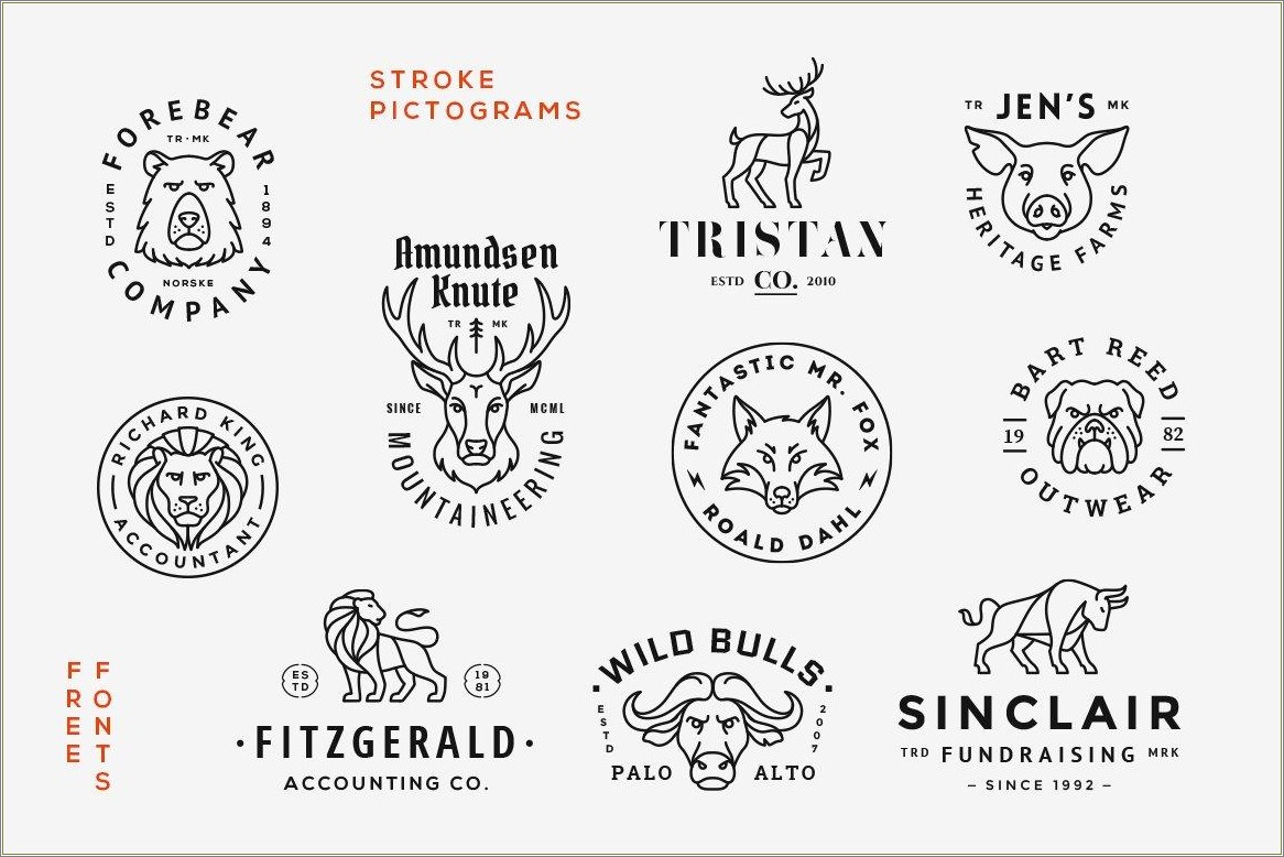 Animal Logo Badge Templates Vol.1 Free Download