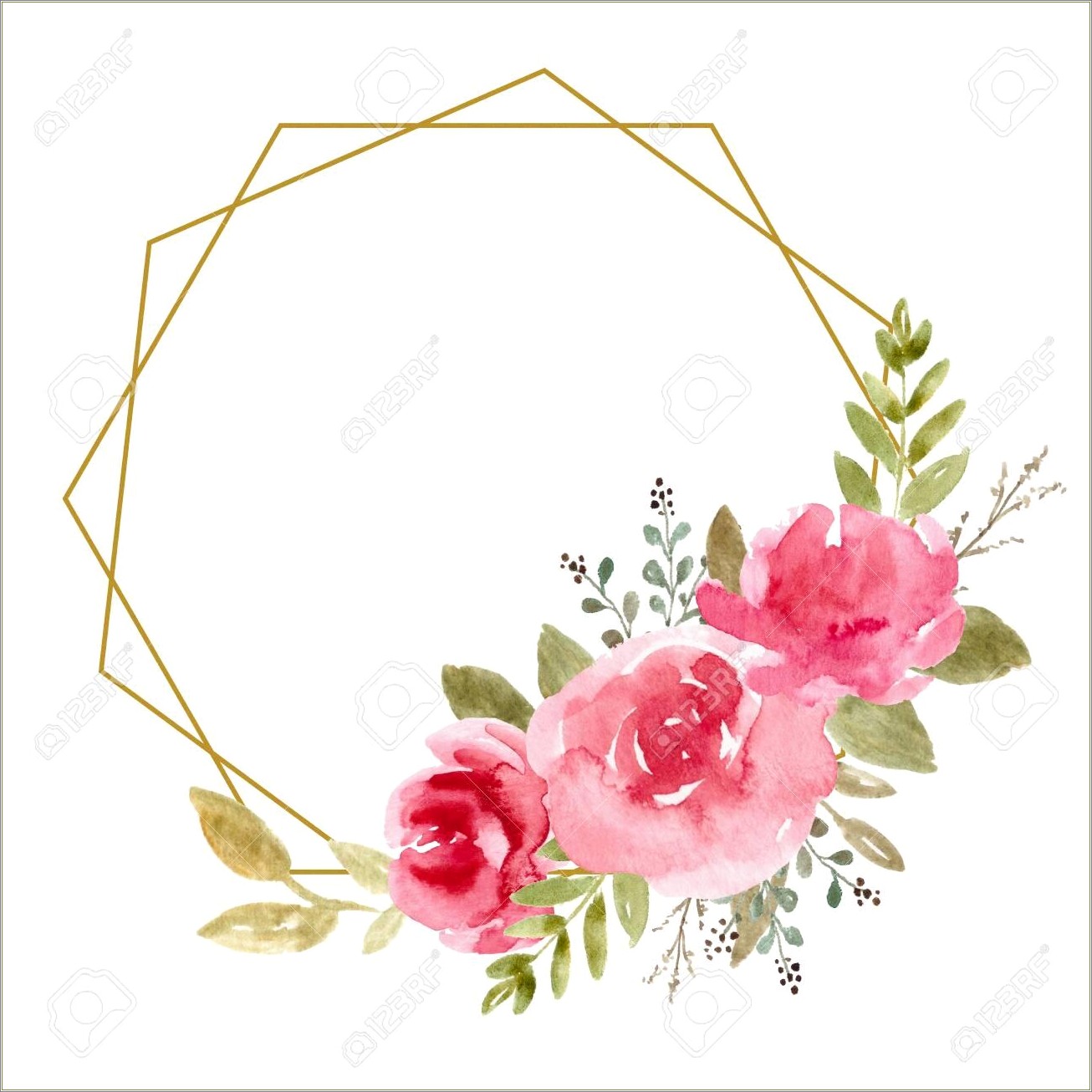 Avery Template Floral Wreath 2 Free Download