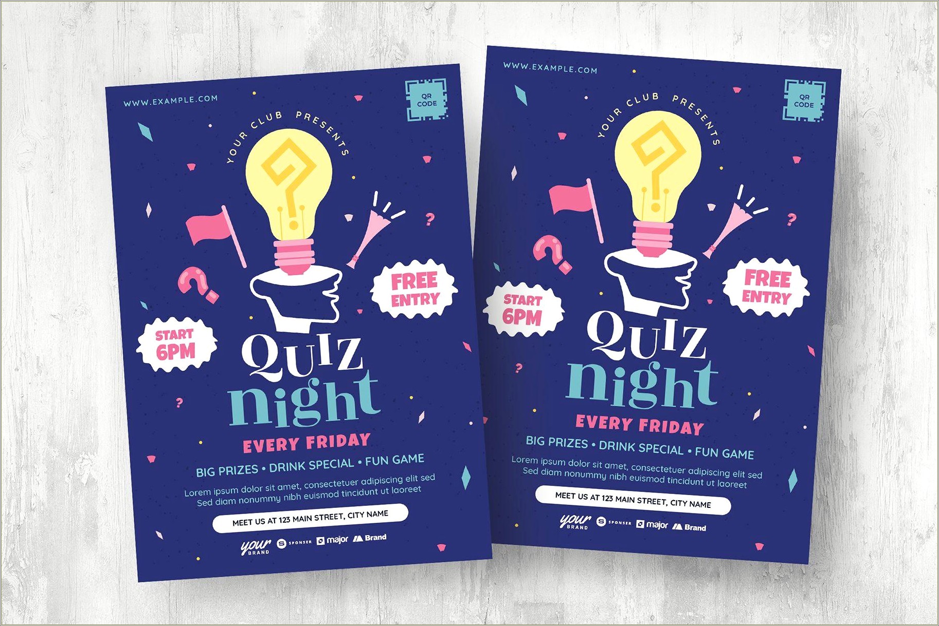 Back To School Night Flyer Free Template