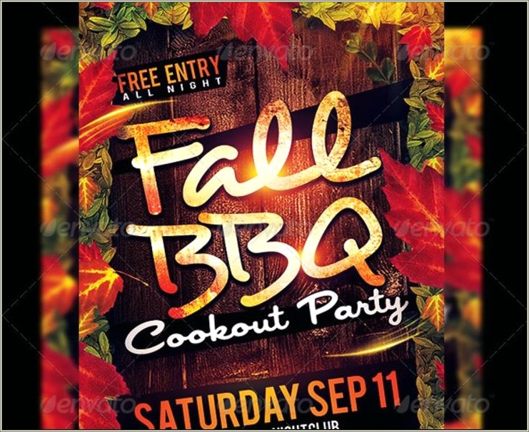 Barbecue Lake Park Flyer Template Free Psd Download