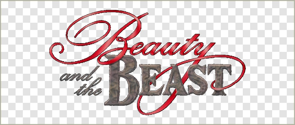 Beauty And The Beast Stencil Template Free