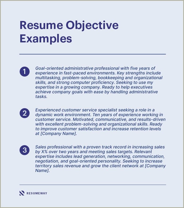 Best Career Objective For Resume