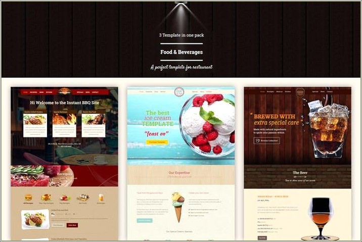 Best Dessert Ecommerce Landing Page Template Free Download