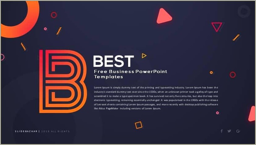 Best Free Powerpoint Template For Business Presentation