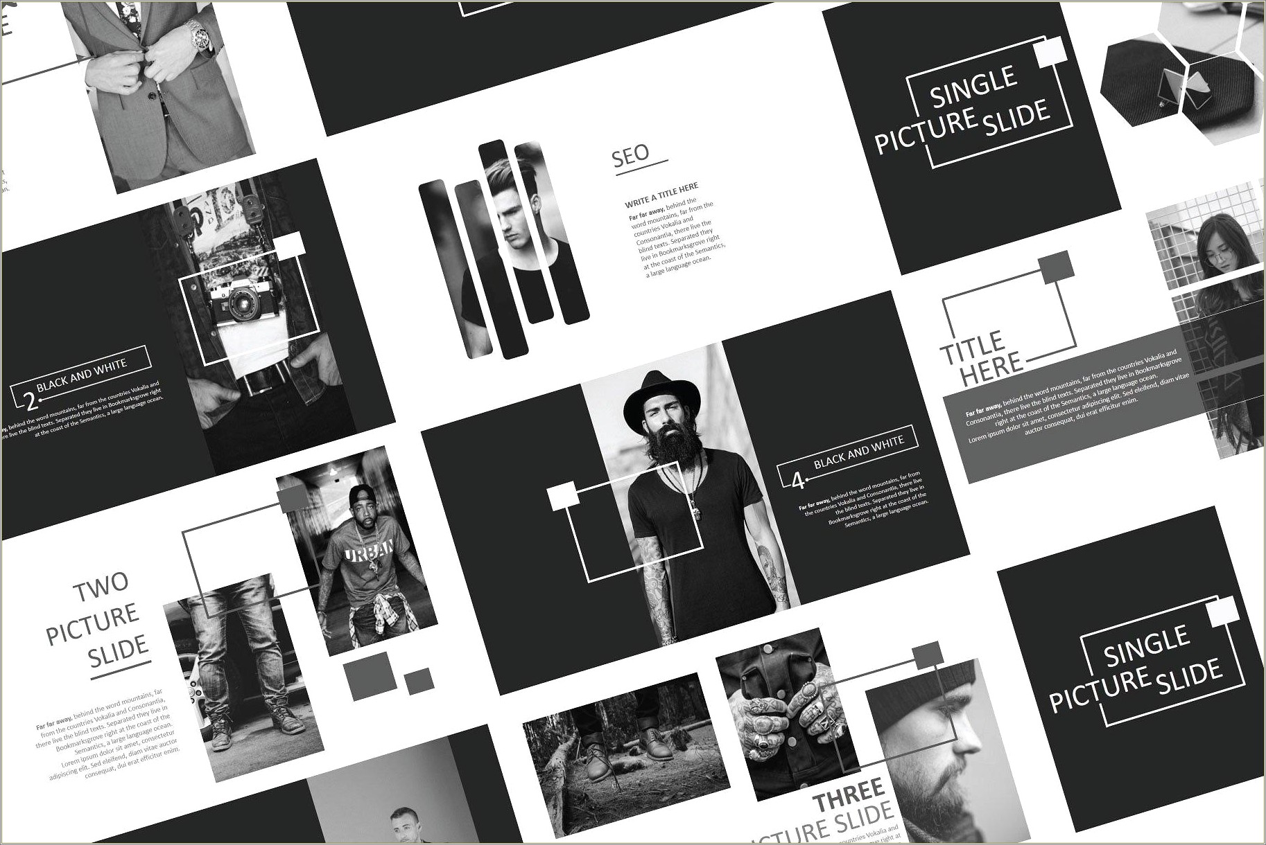 Black And White Ppt Templates Free Download