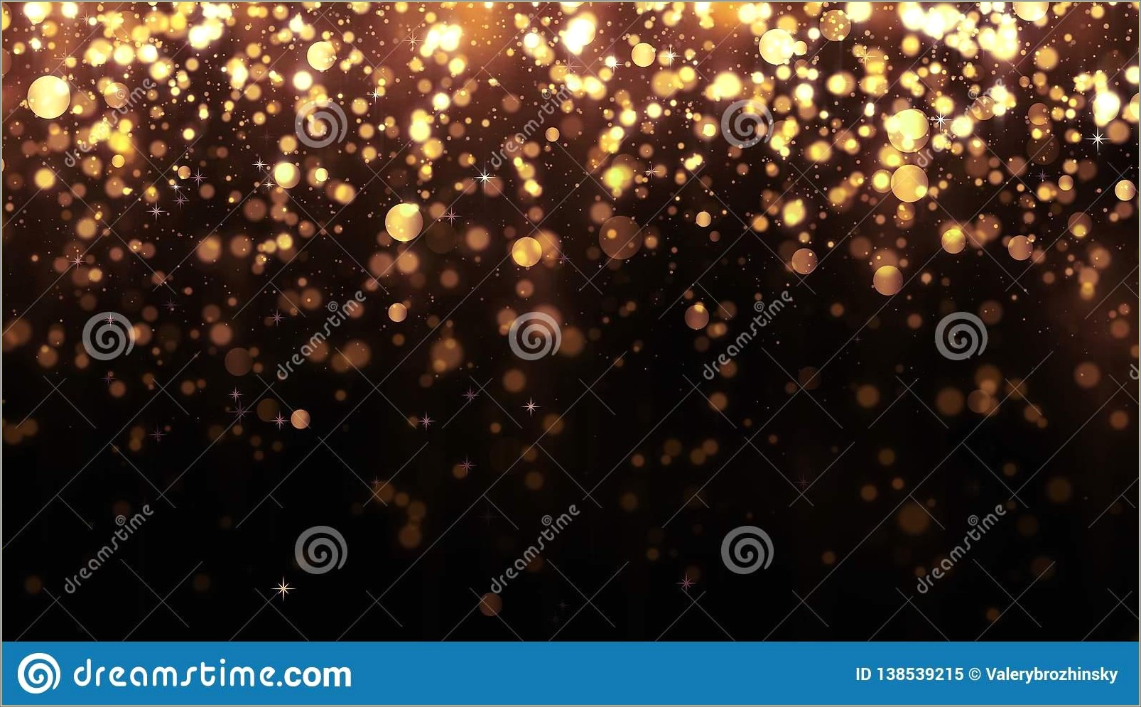 Black Background With Gold Glitter Hd Template Free
