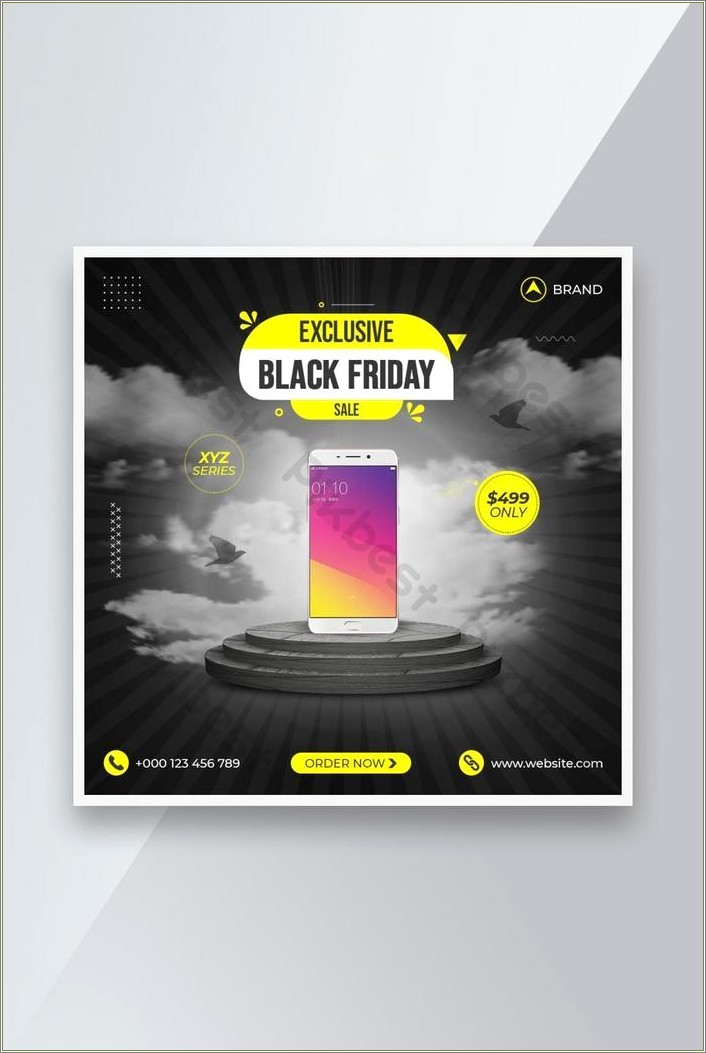 Black Friday Shopping Offers Email Template Psd Free