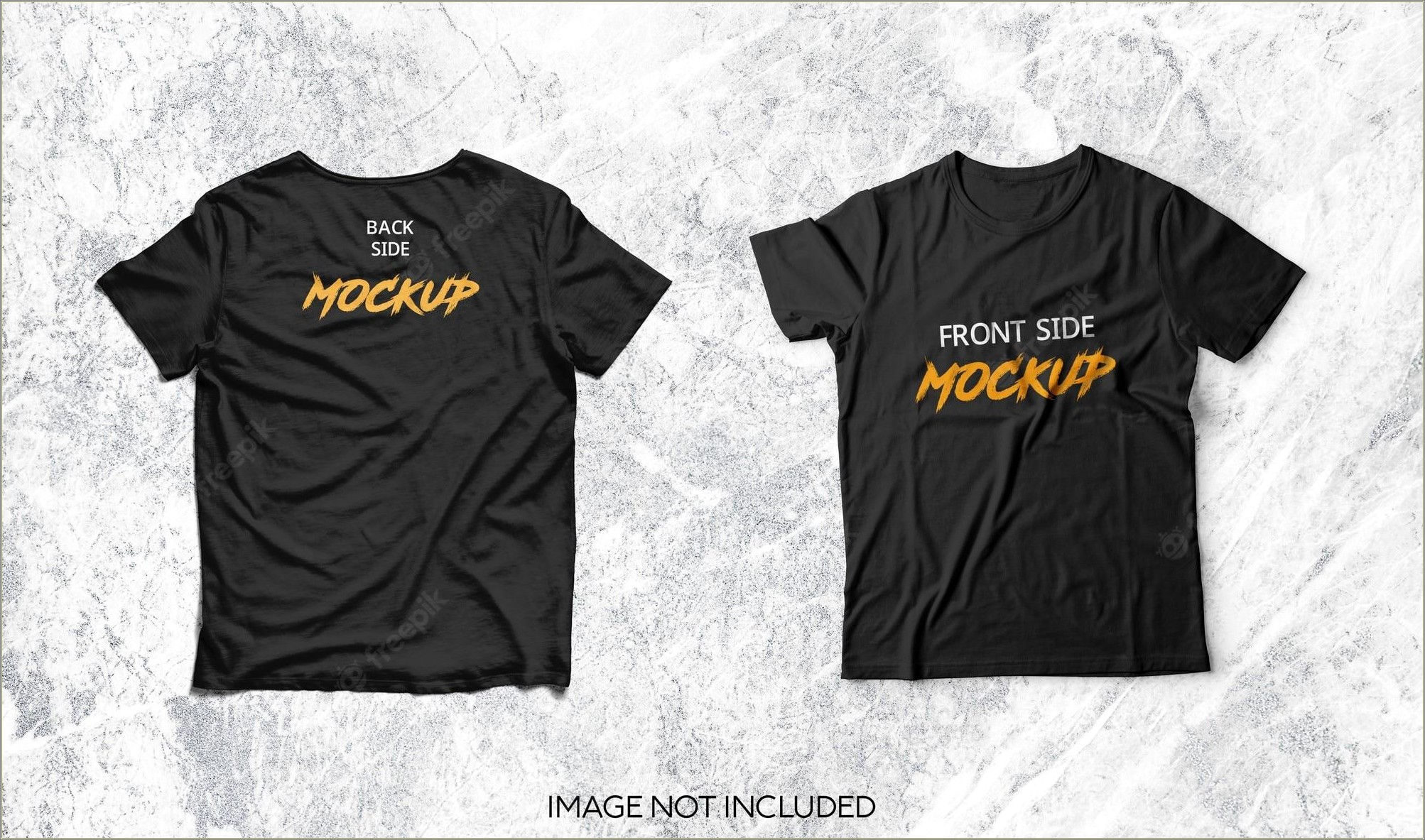 Black T Shirt Mockup Template Free Download