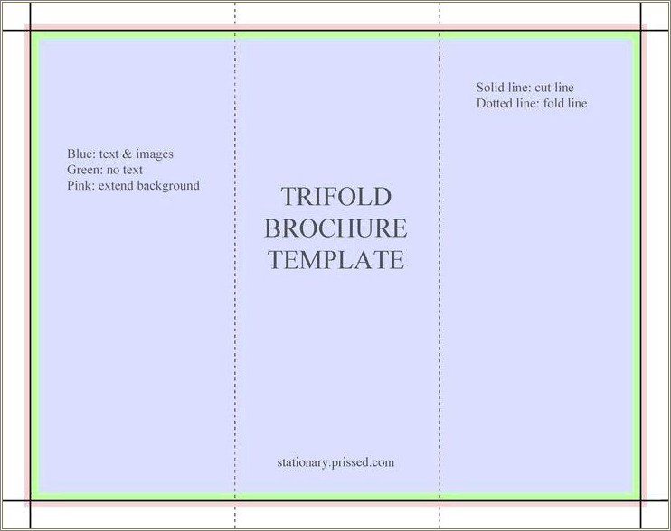 Blank 2 Fold Brochure Templates Free Download Word