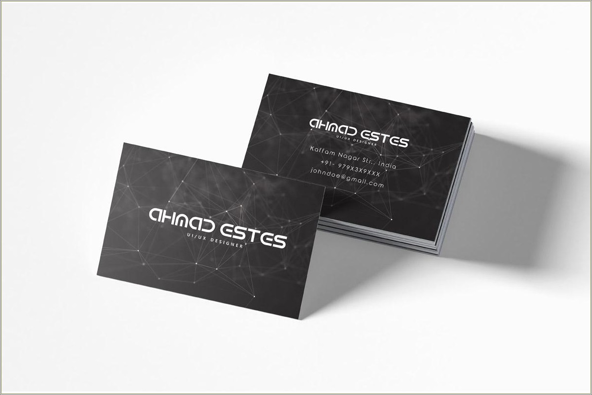 Blank Business Card Templates Psd Free Download