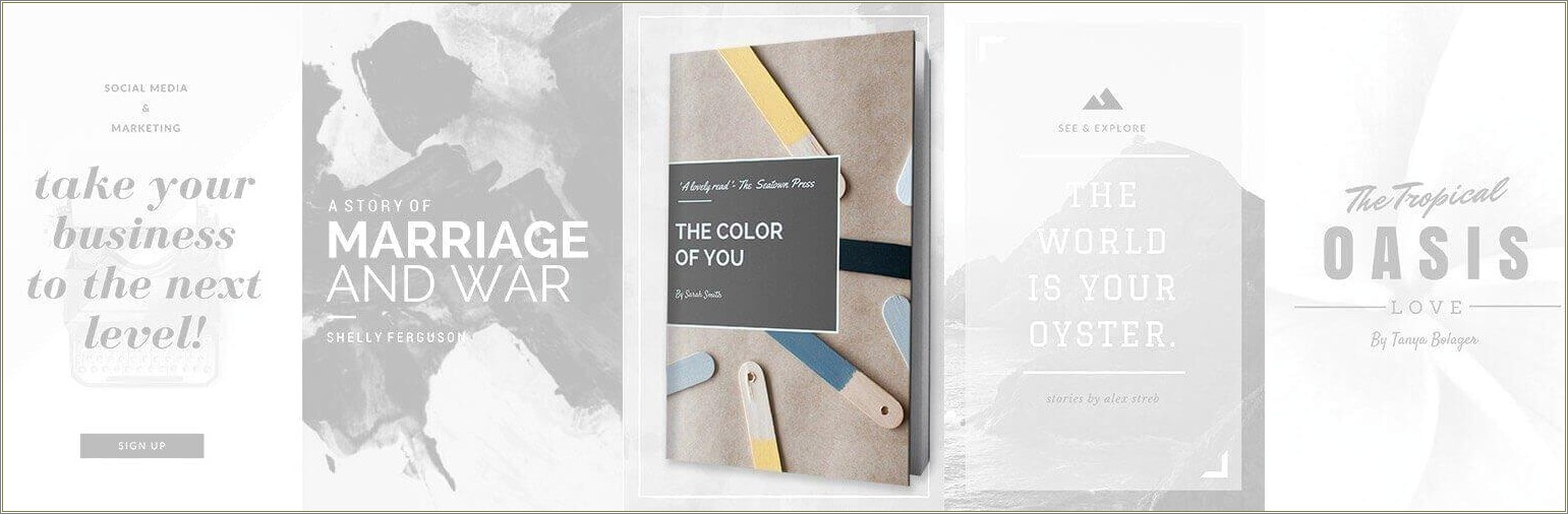 Book Cover Page Design Templates Free Download
