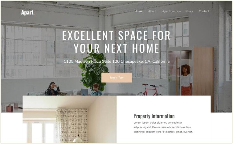 Bootstrap 4 Real Estate Agent Template Free