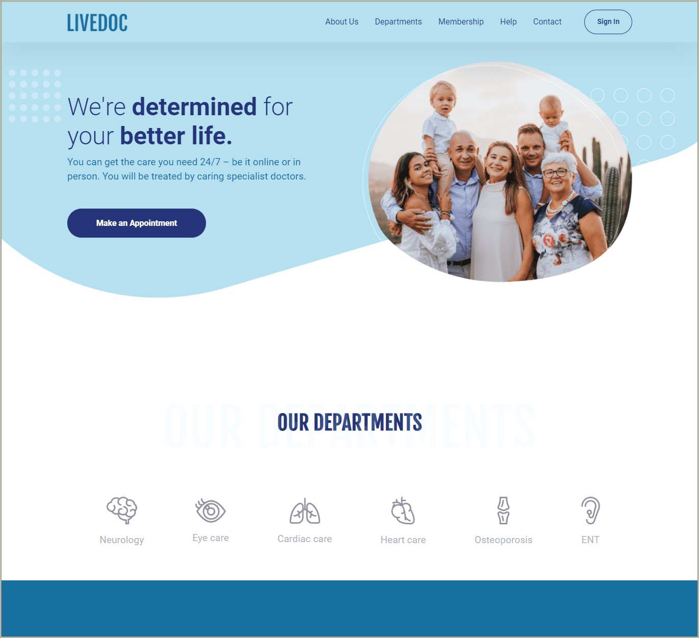 Bootstrap About Us Page Template Free Download