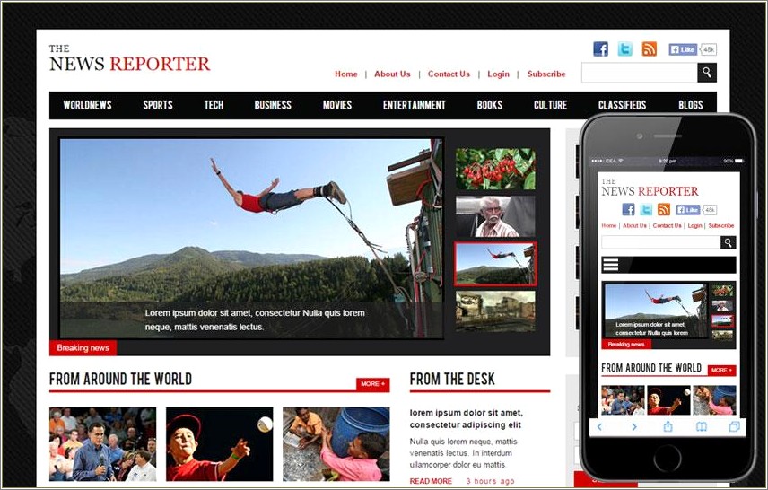 Bootstrap Responsive Templates Free Download For Html5
