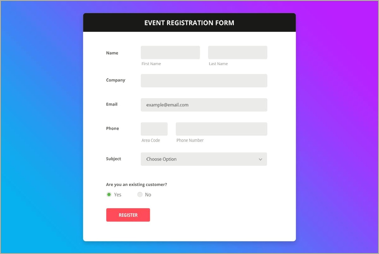 Bootstrap Thymeleaf User Registration Form Template Free Download